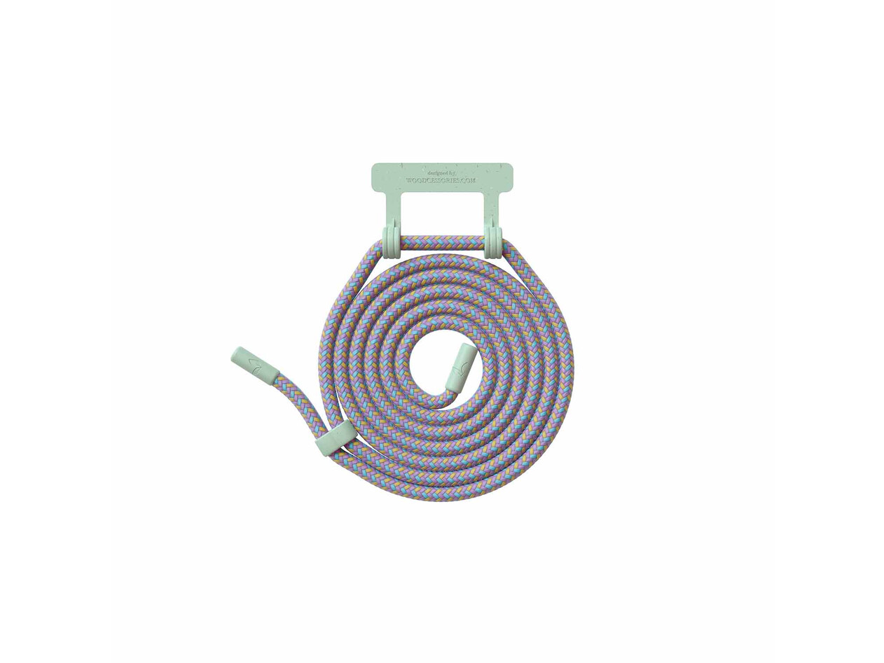 Woodcessories Lanyard für Change Case, mint/lila>