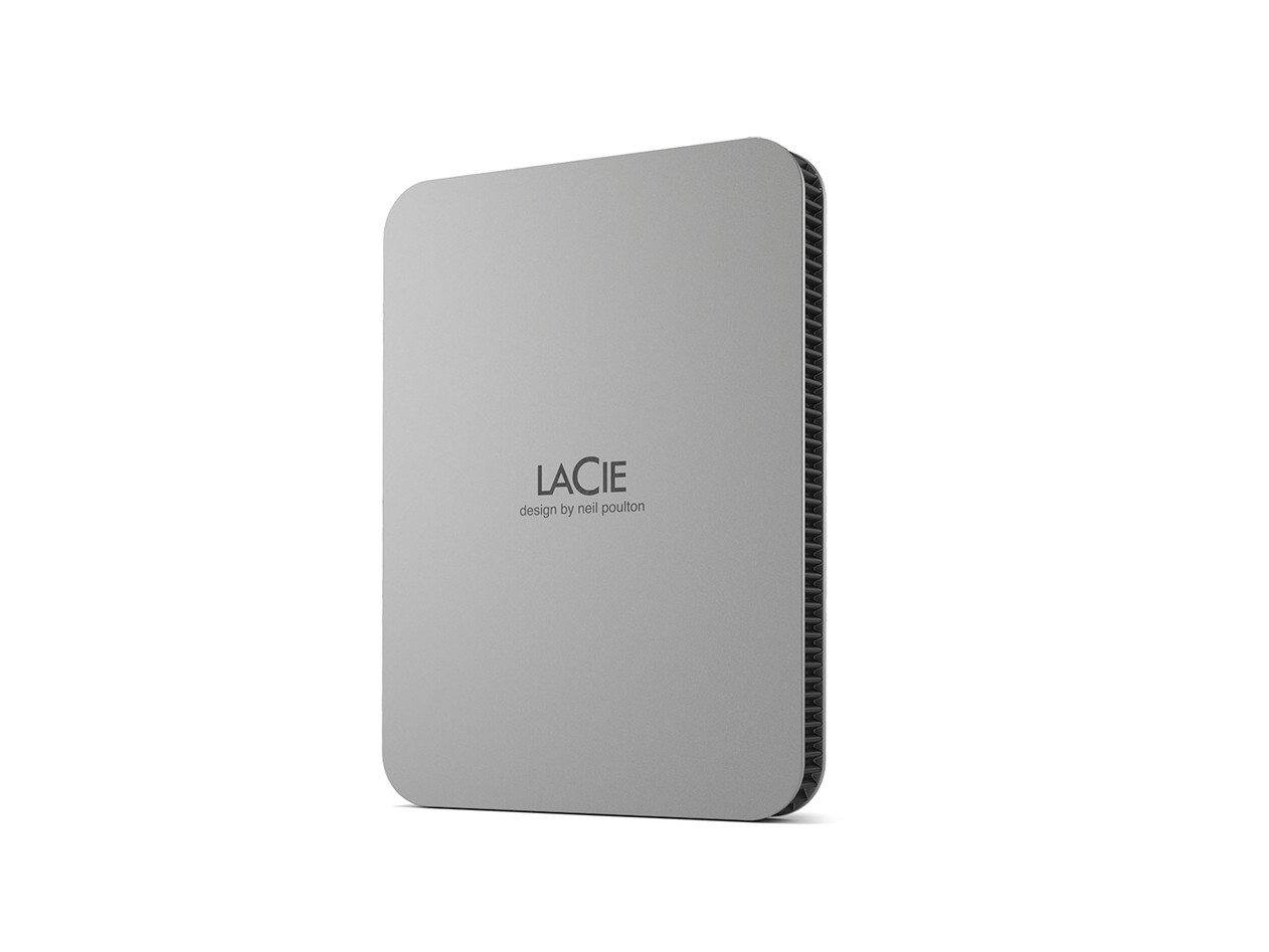 Sie sehen das Produktbild 01 von LaCie Mobile Drive V2, 5TB, Moon Silver LaCie Mobile Drive V2, 5TB, Moon Silver