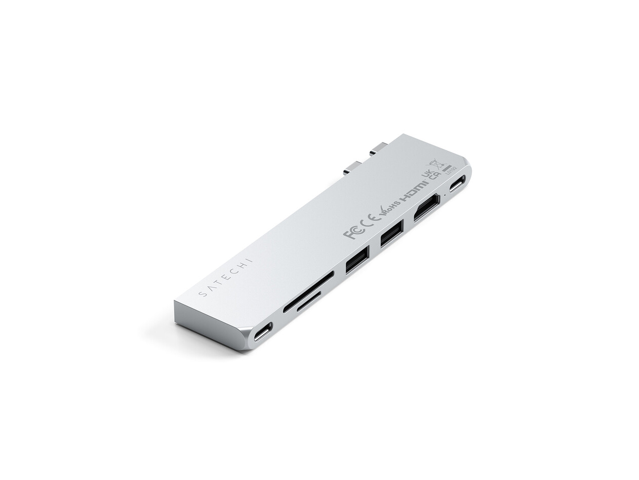 Satechi Type-C Pro Hub Slim, silber