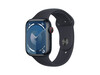 Apple Watch Series 9 GPS + Cellular, Aluminium mitternacht, 45mm mit Sportarmband, mitternacht - M/L