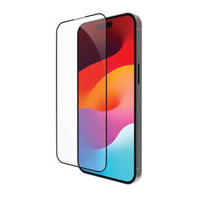 dbramante eco-shield Displayschutzfolie für iPhone 15, schwarz