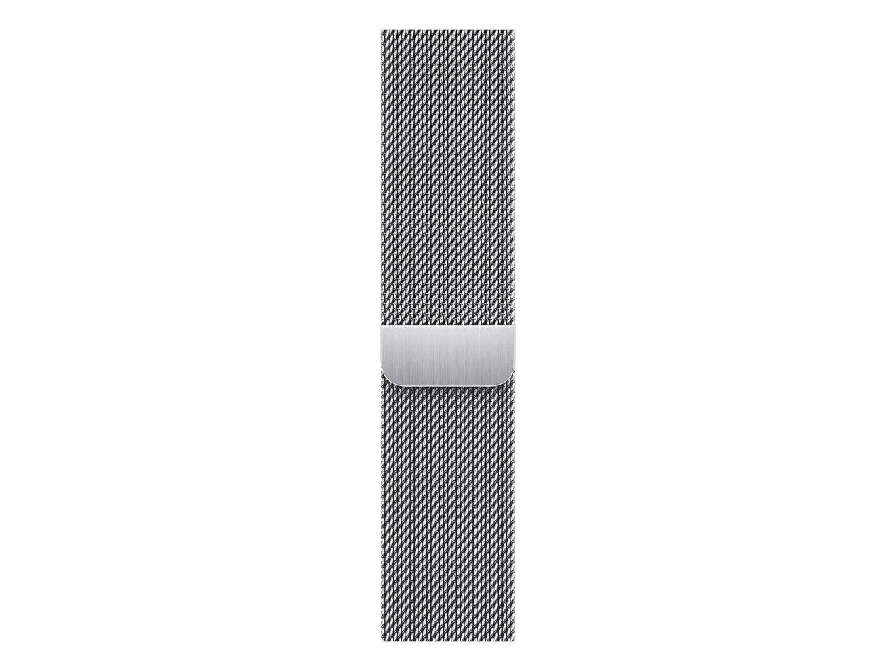 Apple Watch 41mm Milanaise Armband, silber