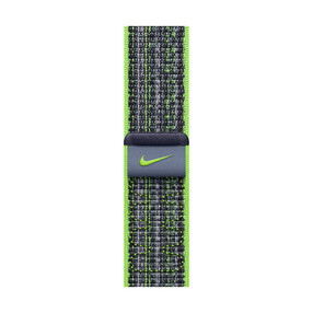 Apple Watch 41mm Nike Sport Loop, bright green/blau