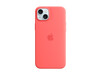 Apple iPhone 15 Plus Silikon Case mit MagSafe, guave pink
