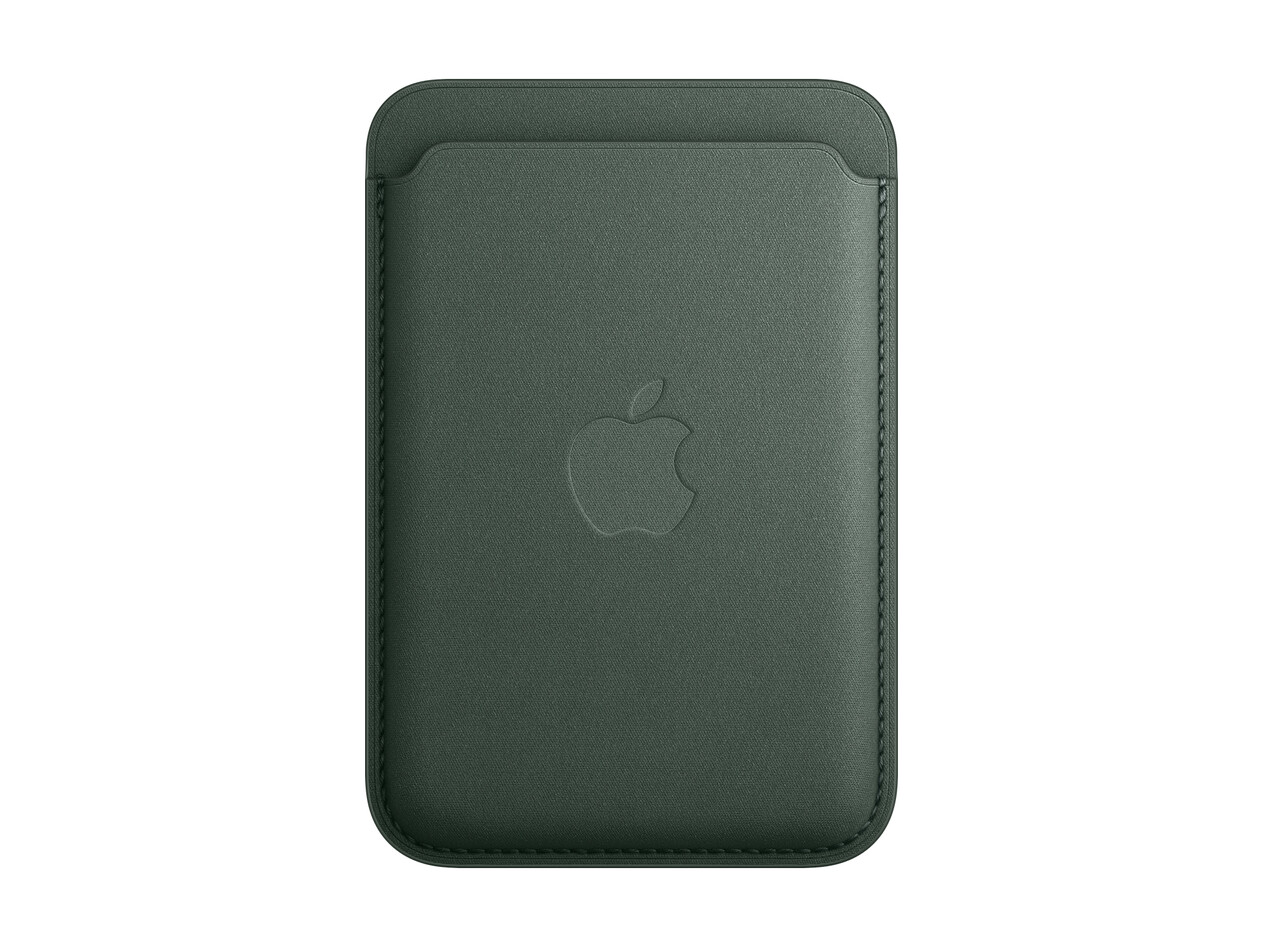 Apple iPhone Feingewebe Wallet mit MagSafe, immergrün