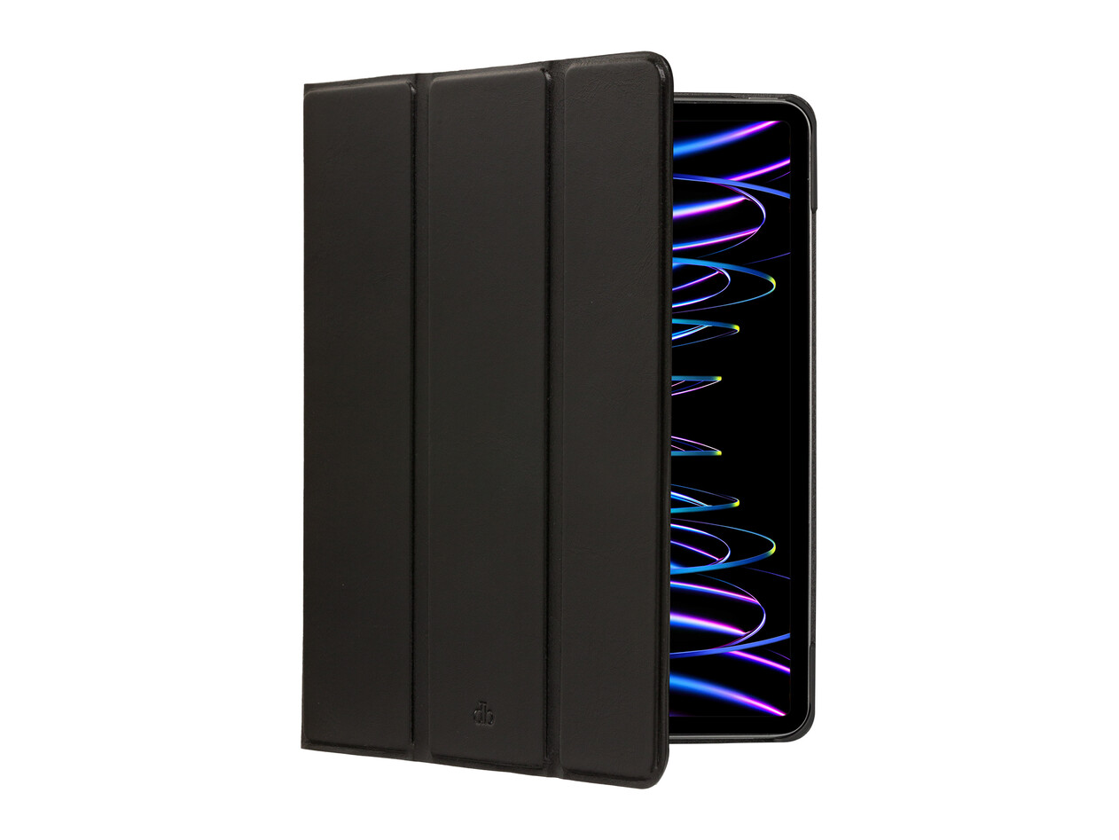 dbramante Risskov Slim Folio Case Leder für iPad Pro 11" (2024/5. Gen), schwarz