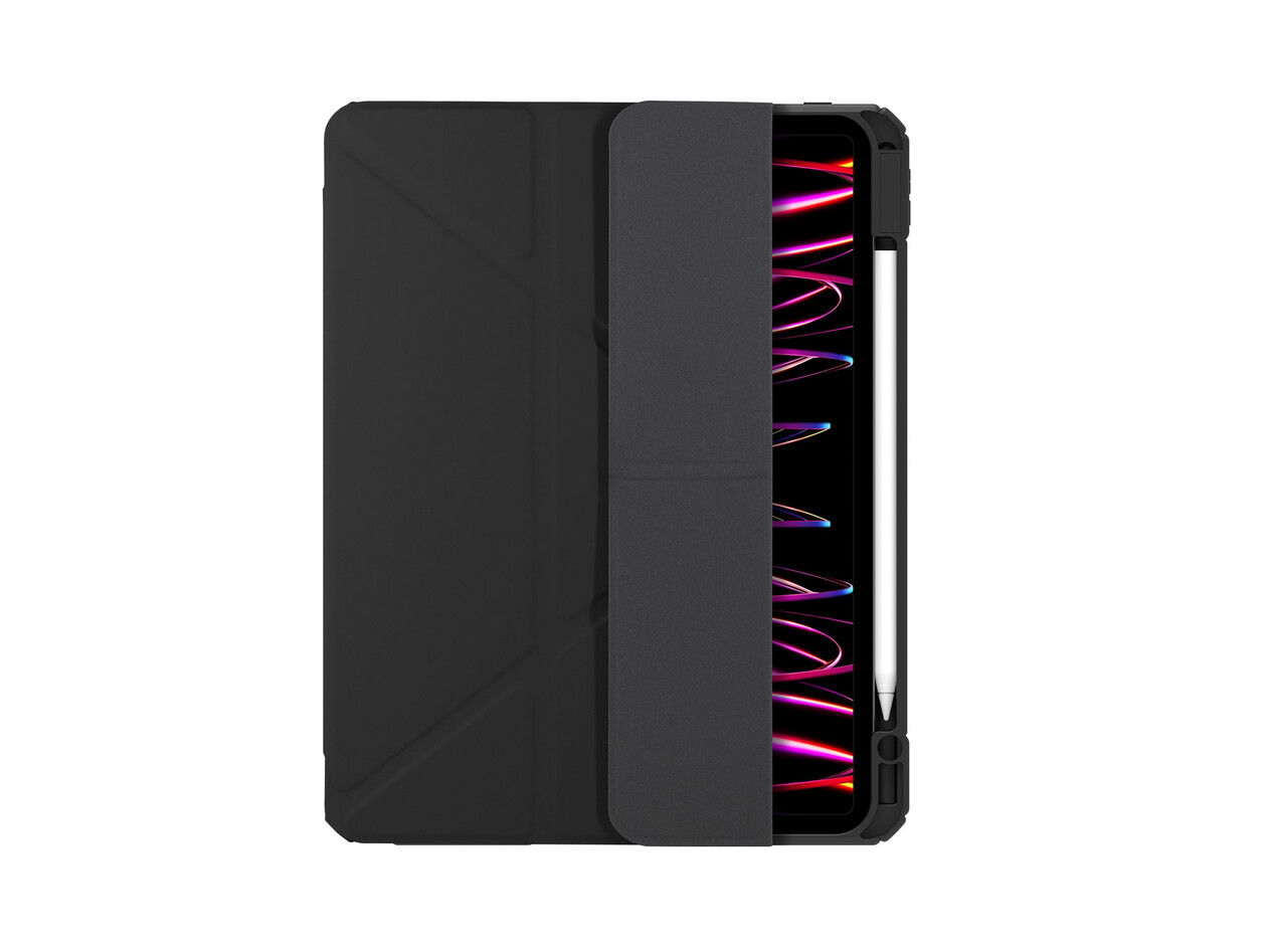 dbramante London Multi-View Slim Folio Case für iPad Pro 11" (2024/5. Gen), schwarz