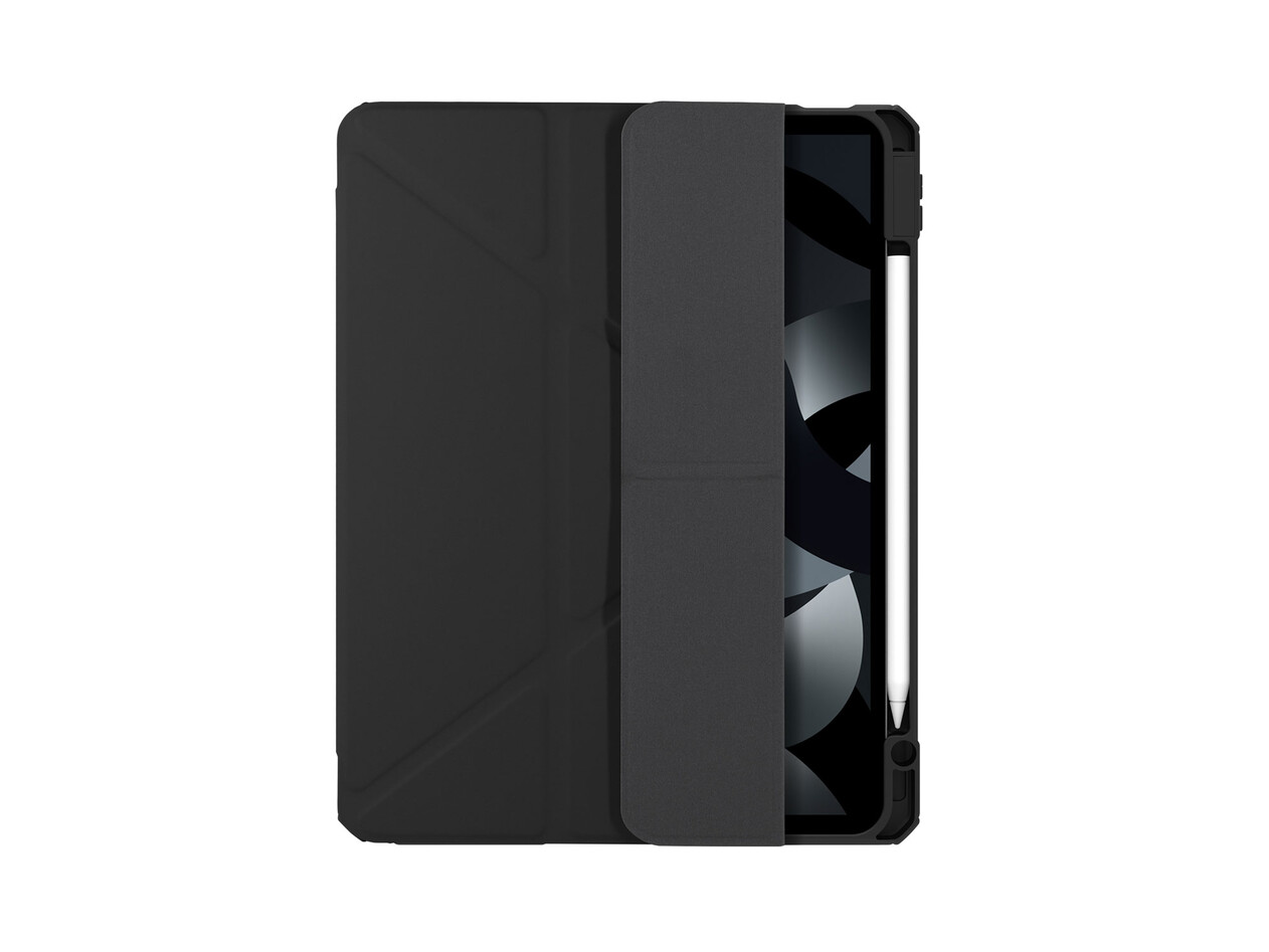 dbramante London Multi-View Slim Folio Case für iPad Air 11" (2024/6. Gen), schwarz