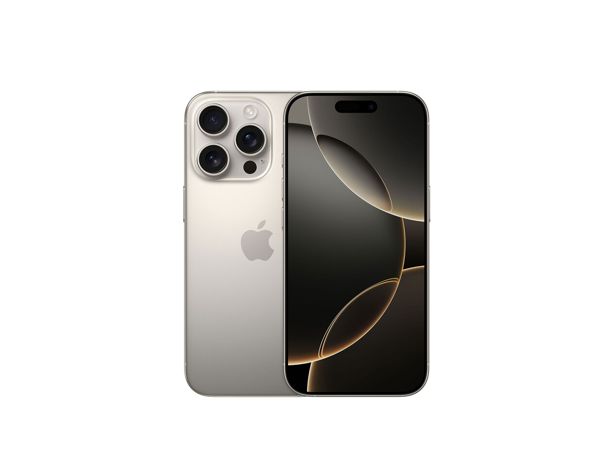 iPhone 16 Pro, 128GB, Titan natur